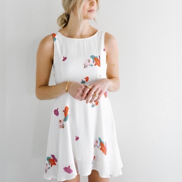 ROLLA’S Jasmine Dress Yard Floral Small NWT Mini Dress Tank REVOLVE Spring - Picture 4 of 10